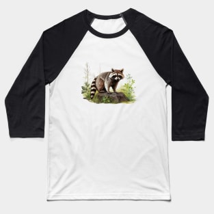 Cute Raccoon Lovers Baseball T-Shirt